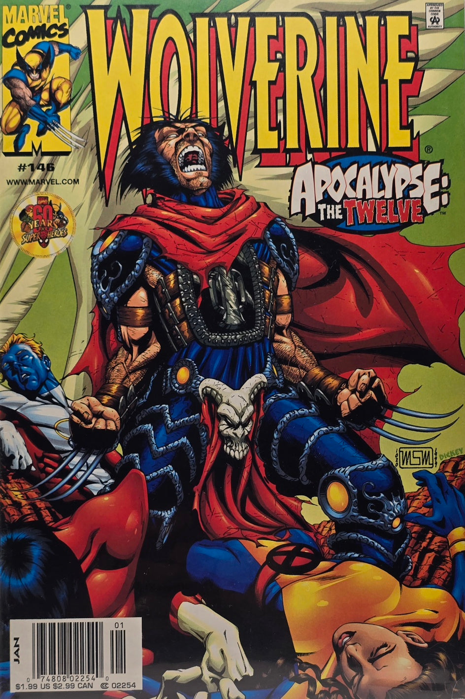 Wolverine #146 — Apocalypse: The Twelve (January 2000)