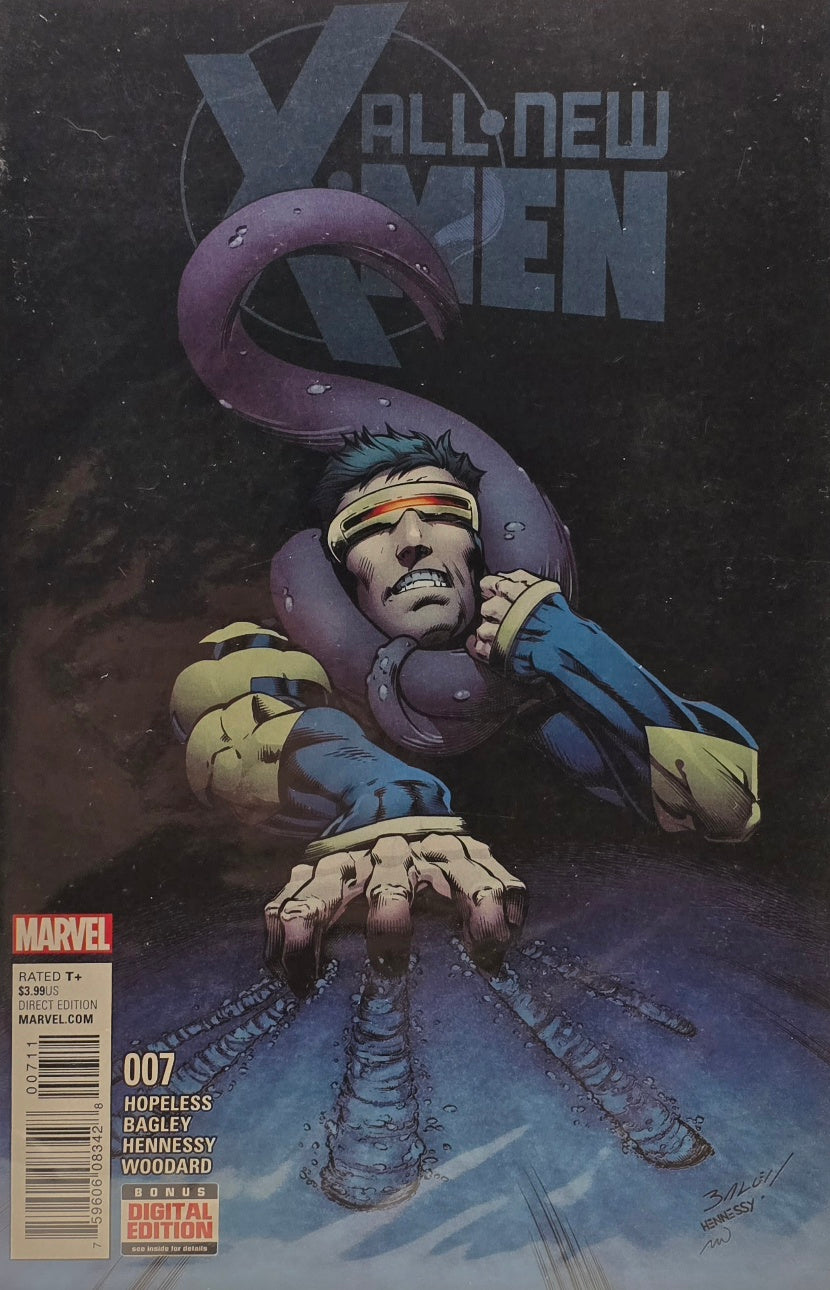 All-New X-Men #7 (Marvel) — Hopeless / Bagley / Hennessy / Woodard — Bonus Digital Edition