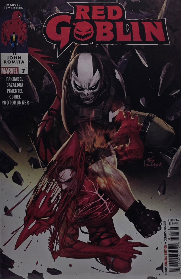 Red Goblin #7 (Marvel — Paknadel / Bazaldua — Marvel Remembers John Romita)
