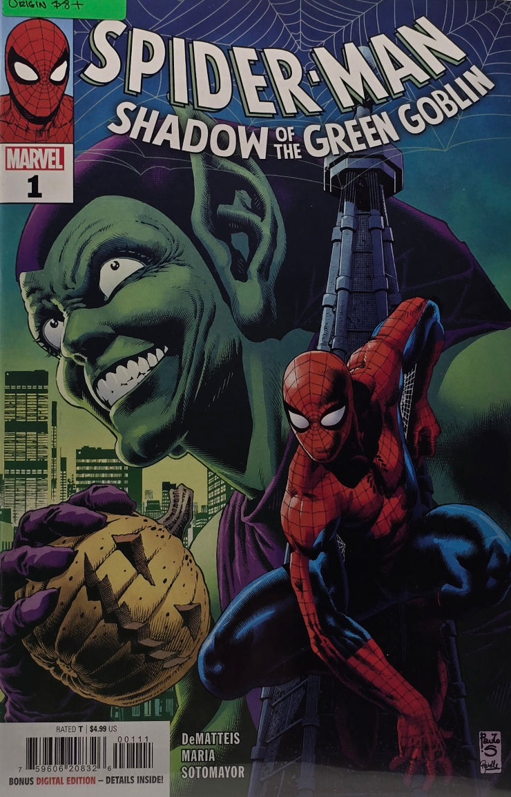 Spider-Man: Shadow of the Green Goblin #1 — Origin Story (Marvel, 2024)