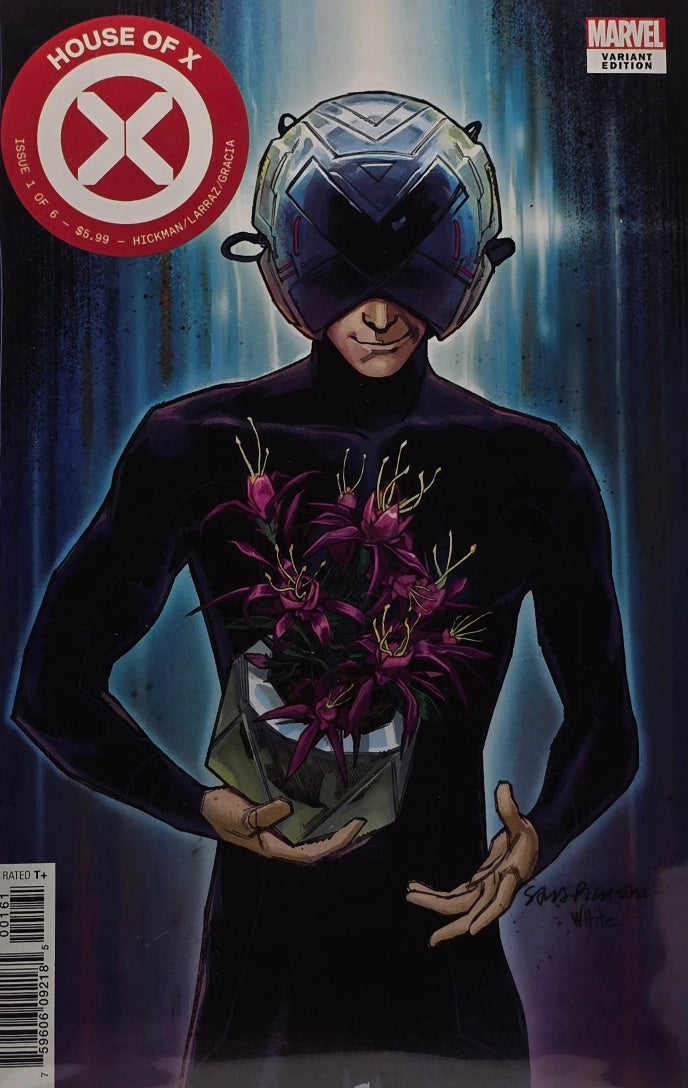 House of X #1 of 6 (Marvel Comics, 2019) — Variant Edition — Cyclops with Krakoan Plant — Hickman, Larraz & Gracia