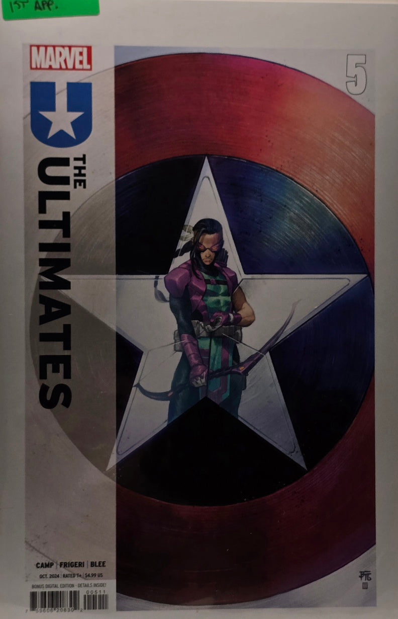 The Ultimates #5 — 1st Appearance (Marvel, October 2024) — Camp, Frigeri & Blee
