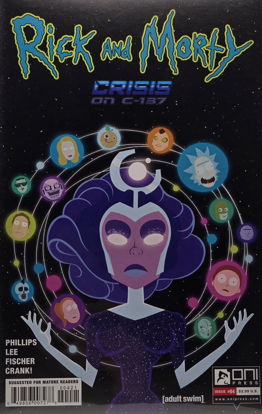 Rick & Morty: Crisis on C-137 #4 — Cosmic Goddess Variant Cover C (2023)
