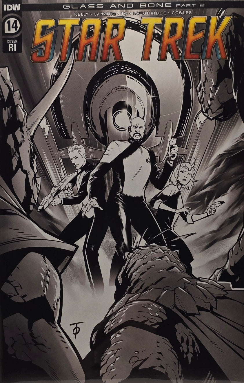 Star Trek #14 — Glass and Bone Part 2, Retailer Incentive Variant (Cover RI) (IDW Publishing)