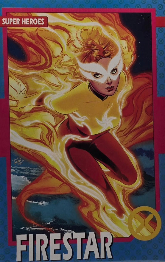 Firestar — X-Men Super Heroes Trading Card Variant (Dauterman — Marvel)