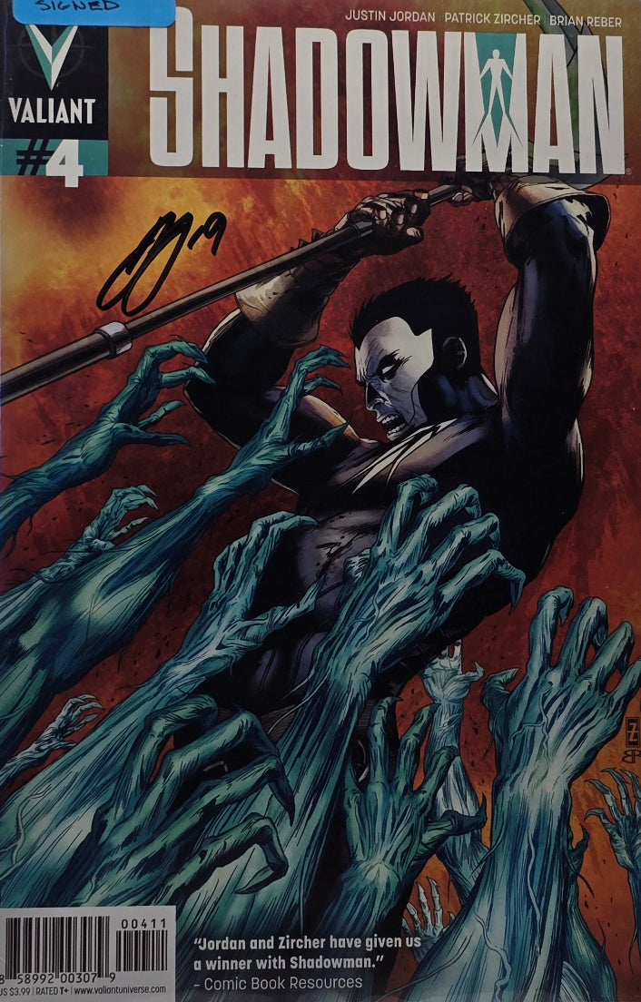 Shadowman #4 — Signed (Valiant Comics)