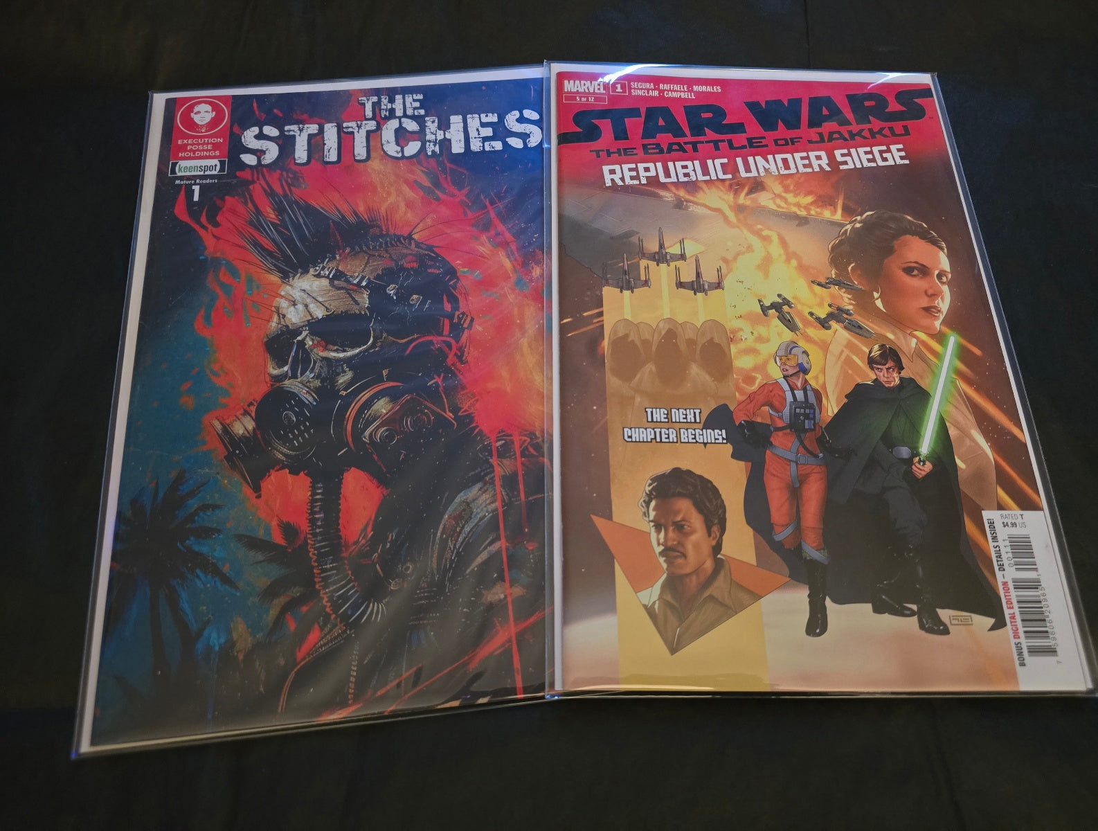 The Stitches #1 + Star Wars: The Battle of Jakku – Republic Under Siege #1 Comic Pair