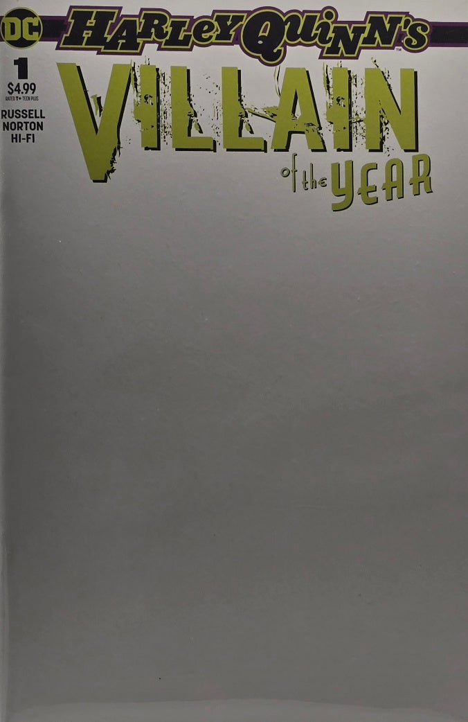 Harley Quinn's Villain of the Year #1 — Blank Variant (DC Comics — Russell / Norton / Hi-Fi)