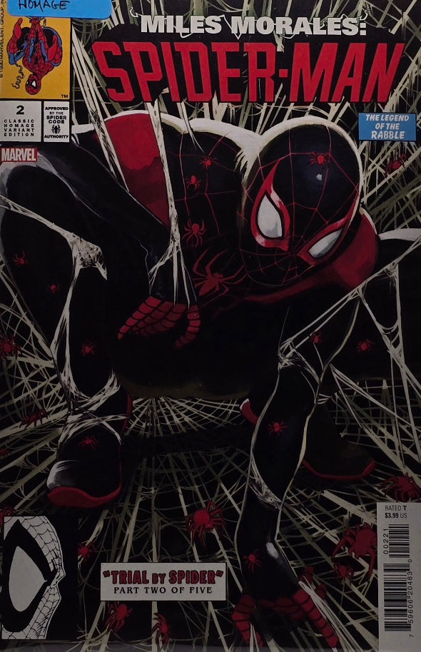 Miles Morales: Spider-Man #2 — Classic Homage Variant (Trial by Spider Part 2)