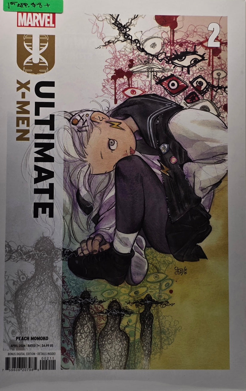 Ultimate X-Men #2 — Peach Momoko — 🔑 1st Appearance — Bonus Digital Edition (Marvel Comics, April 2024)