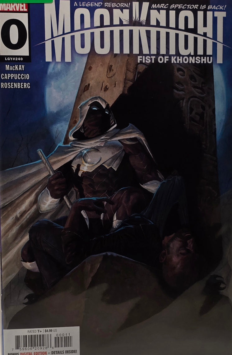 Moon Knight: Fist of Khonshu #0 (LGY#240) — Marc Spector is Back! (Marvel, 2024)
