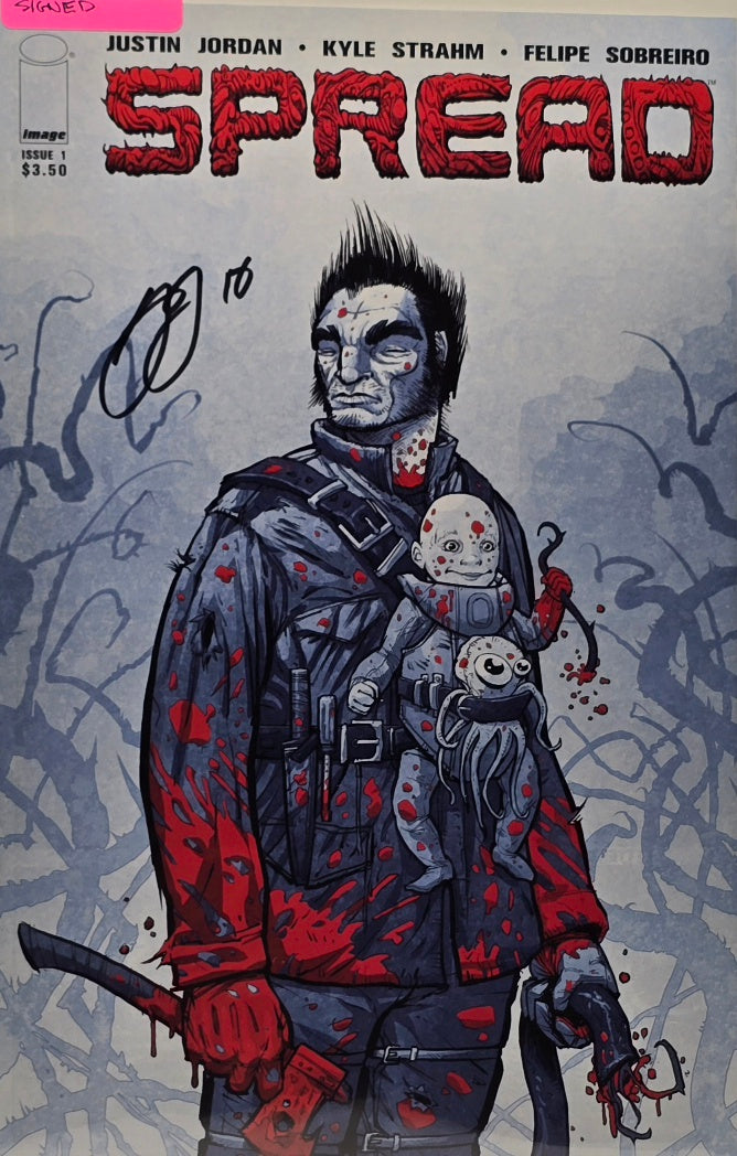 Spread #1 — Signed (Image Comics, 2014) — Justin Jordan, Kyle Strahm & Felipe Sobreiro