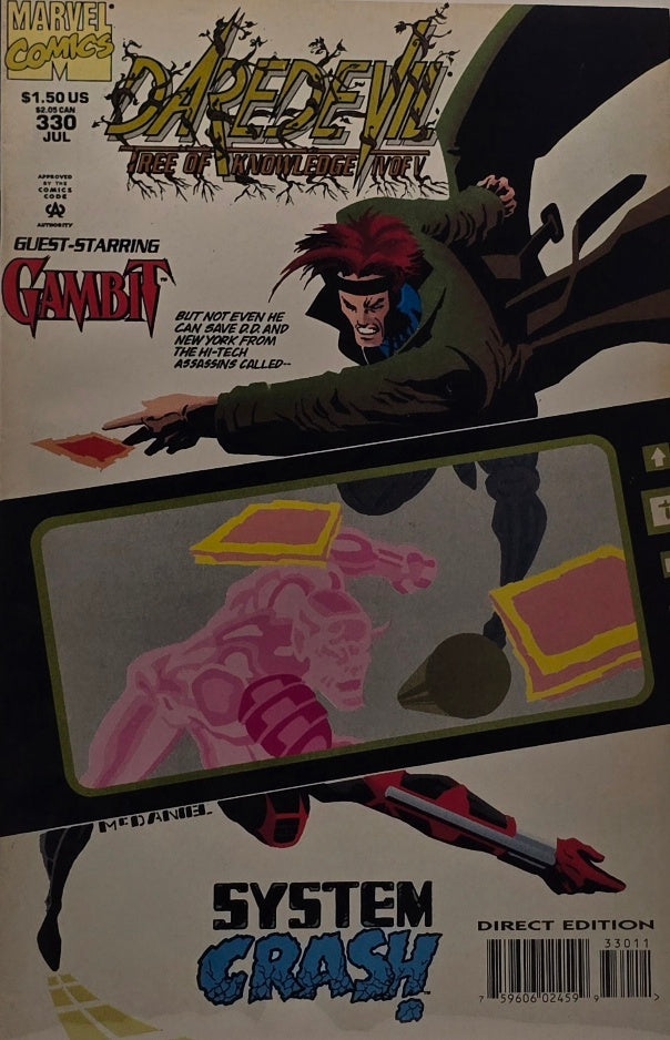 Daredevil #330 (Marvel, 1994) — Guest-Starring Gambit