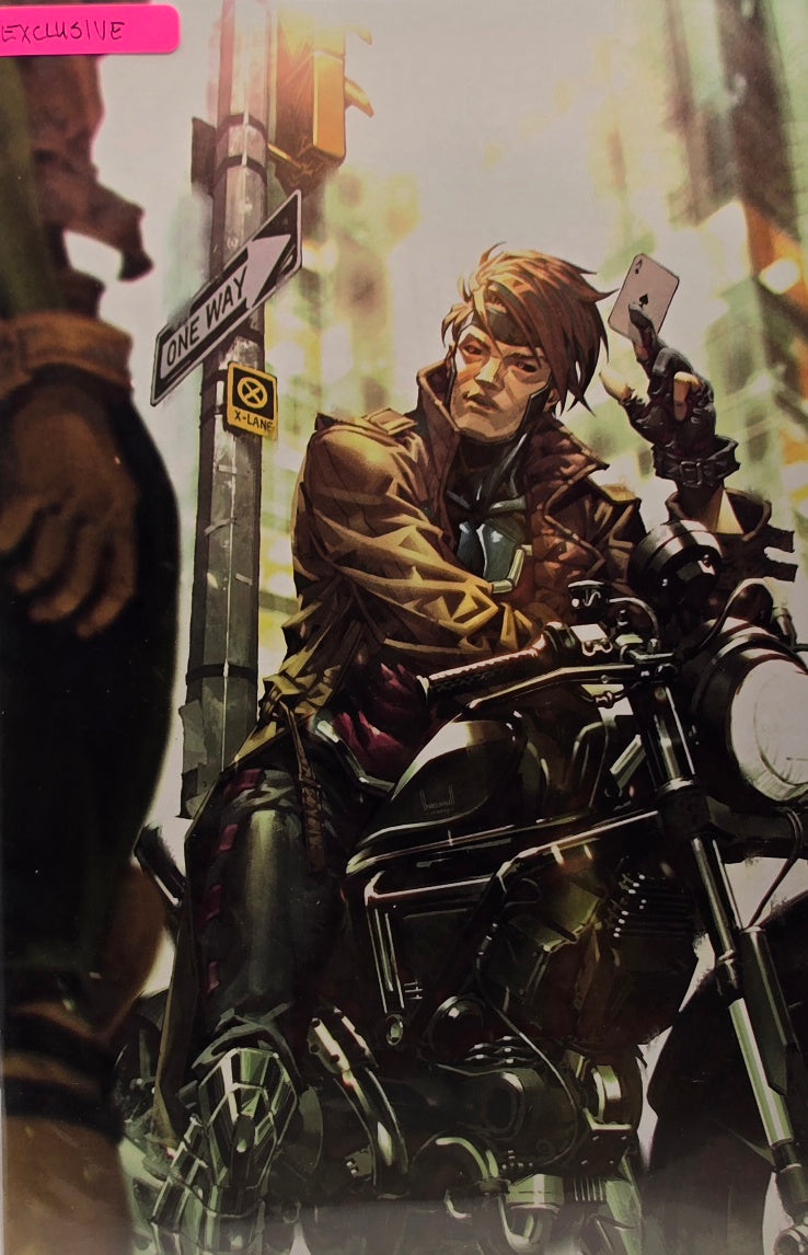 Gambit — Exclusive Variant — Motorcycle X-Lane Cover (Marvel)