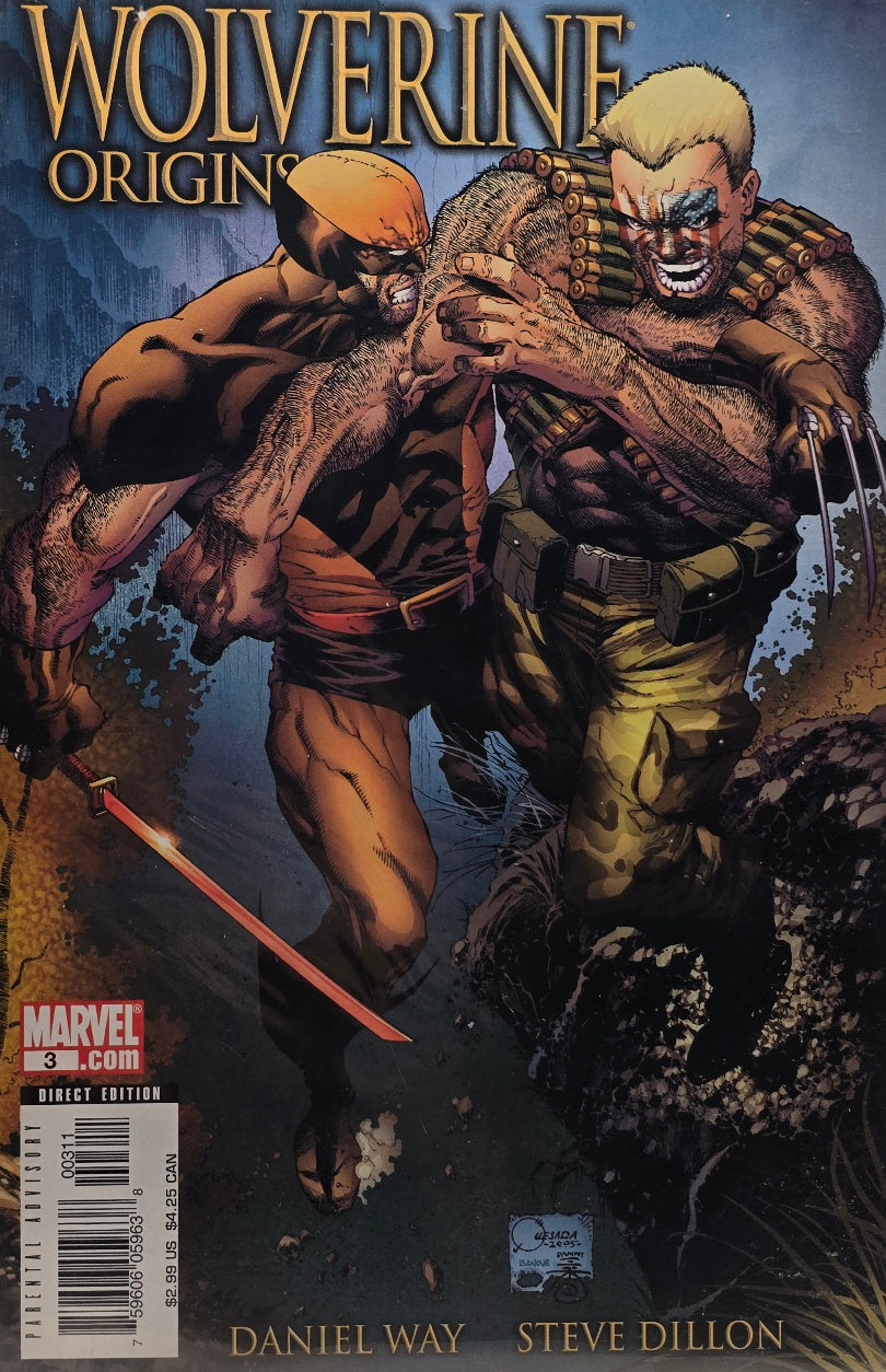 Wolverine: Origins #3 — Wolverine & Sabretooth Cover (Marvel)