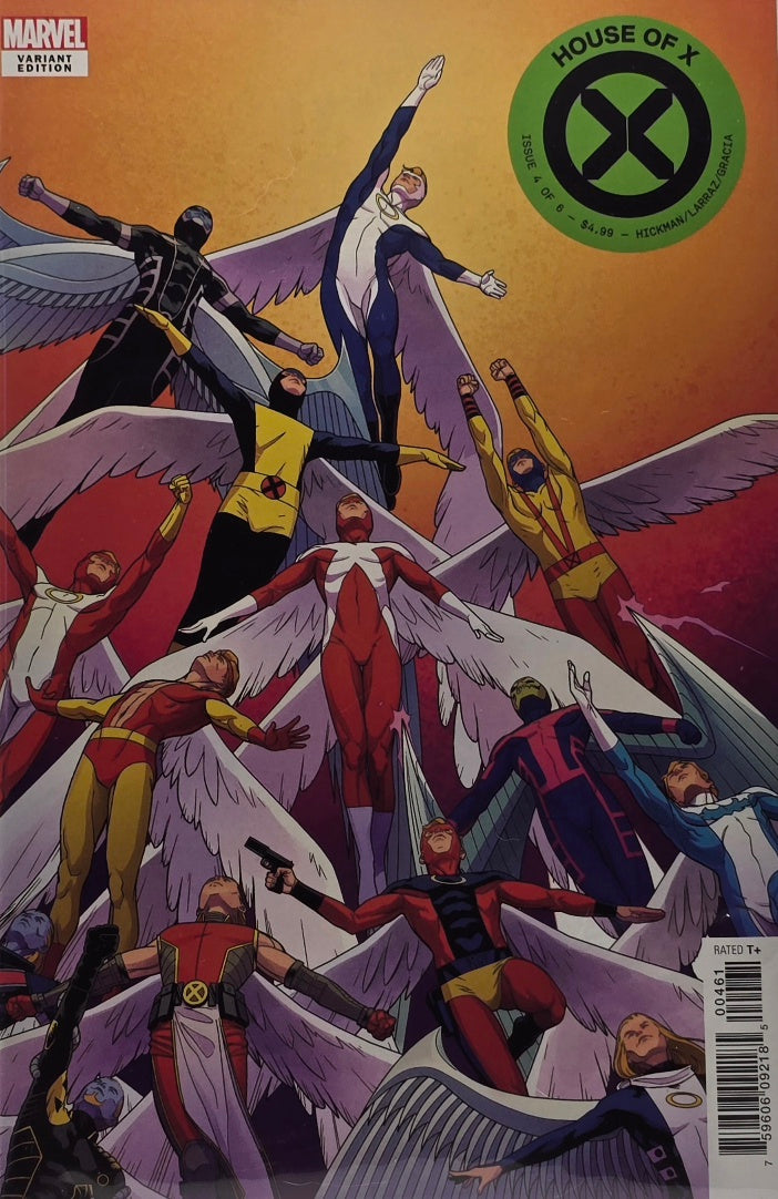 House of X #4 of 6 (Marvel Comics, 2019) — Variant Edition — Resurrection / X-Men Ascending Cover — Hickman, Larraz & Gracia