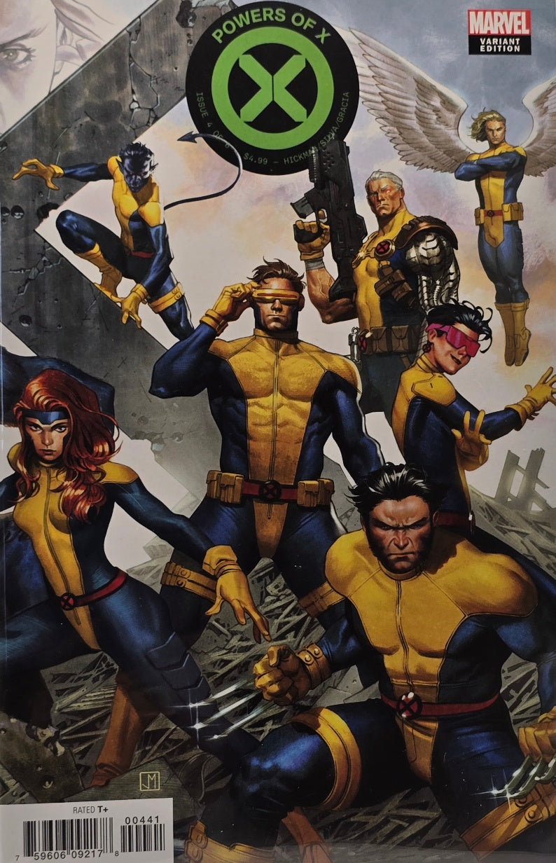 Powers of X #4 of 6 (Marvel Comics, 2019) — Variant Edition — Classic X-Men Roster Cover