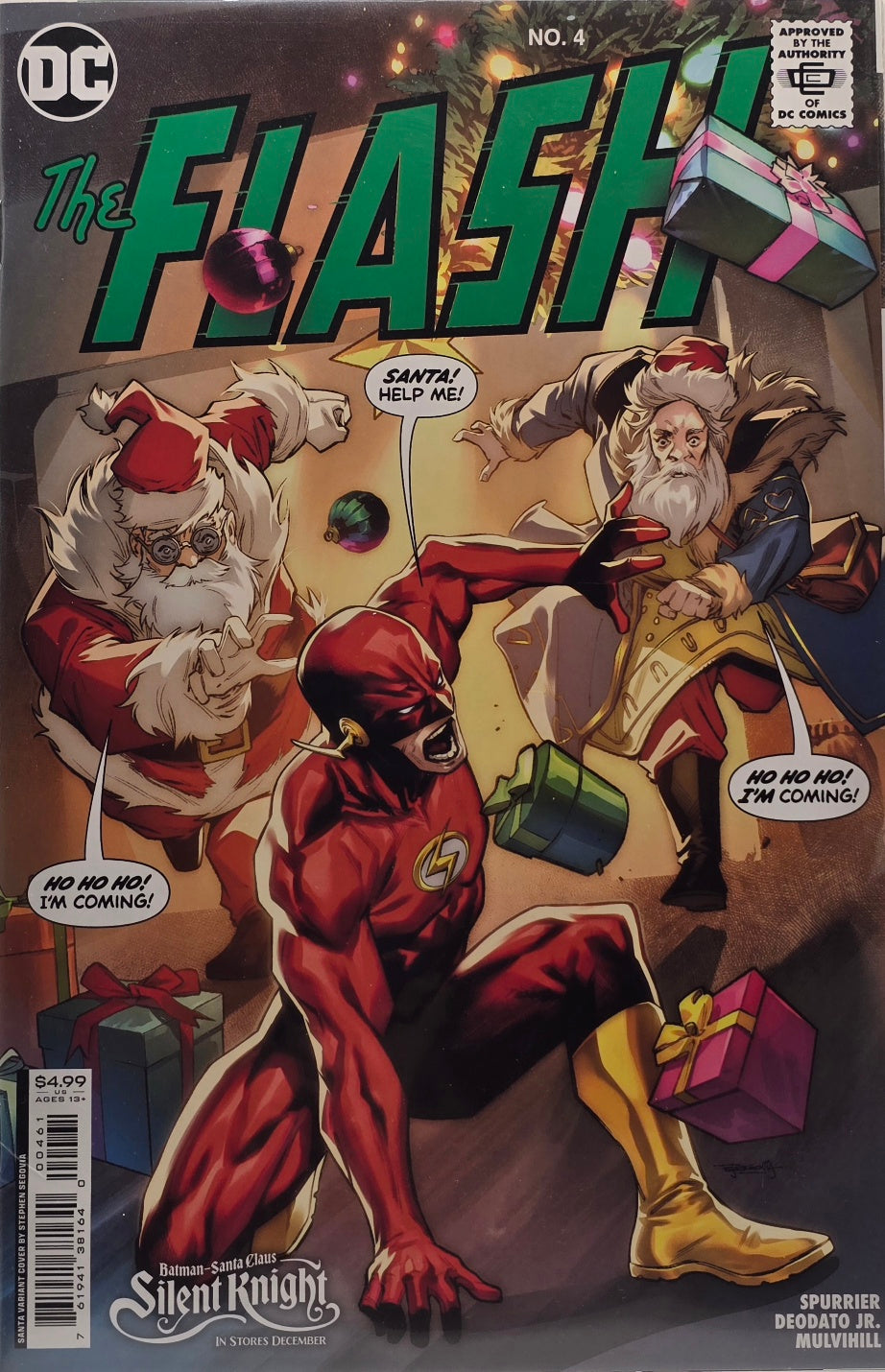 The Flash #4 (Santa Variant Cover)