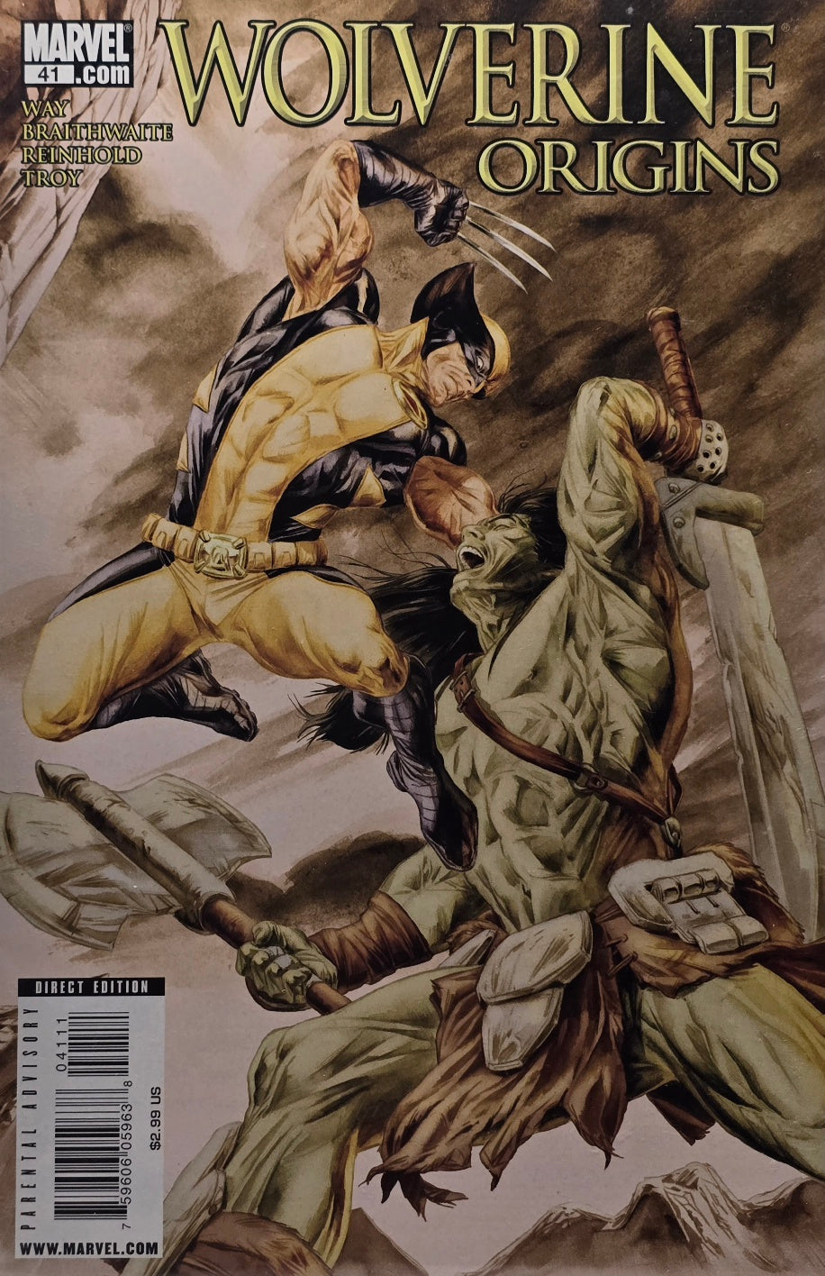 Wolverine Origins #41 (Marvel Comics) — Way, Braithwaite, Reinhold & Troy
