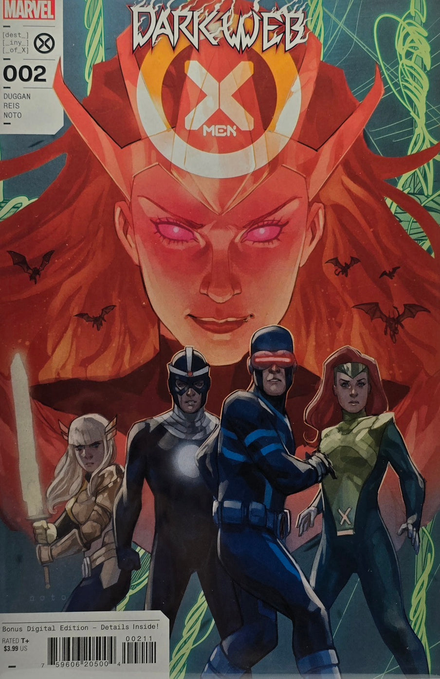 Dark Web: X-Men #2 (Marvel) — Destiny of X — Duggan / Reis / Noto