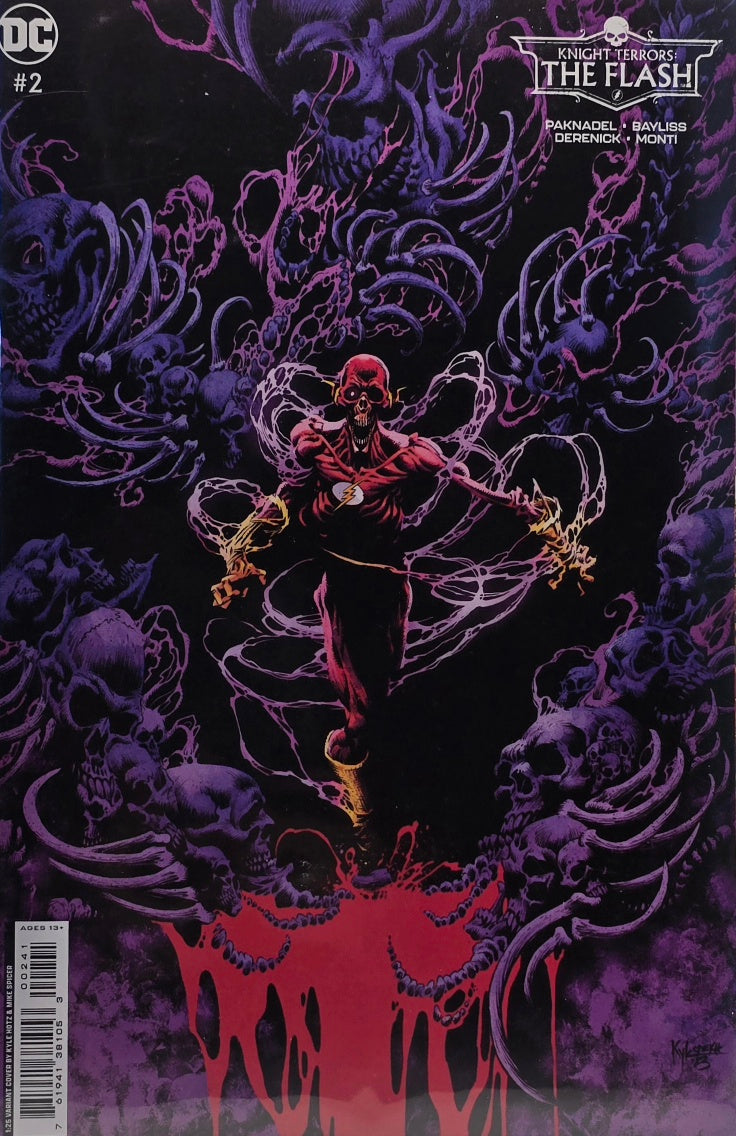 Knight Terrors: The Flash #2 (DC Comics) — Kyle Hotz & Mike Spicer Variant Cover