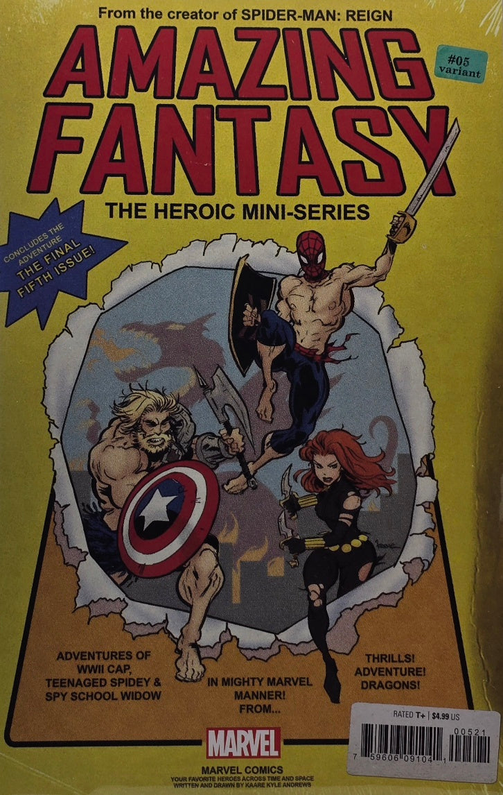 Amazing Fantasy #5 of 5 (Marvel Comics, 2021) — Final Issue Variant Edition — Kaare Kyle Andrews