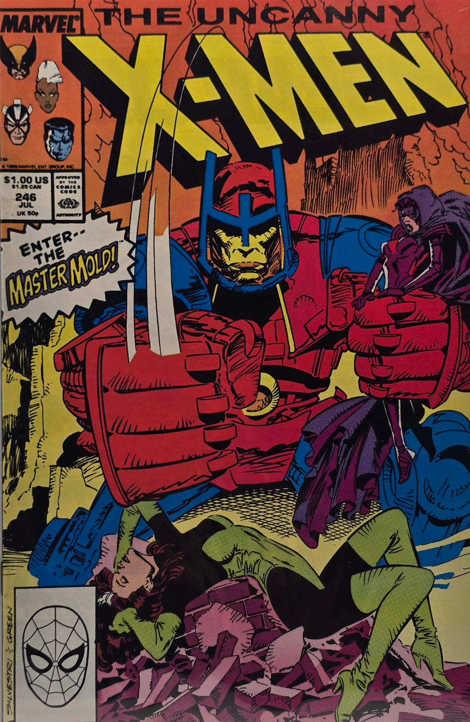 Uncanny X-Men #246 — Enter the Master Mold! (July 1989)