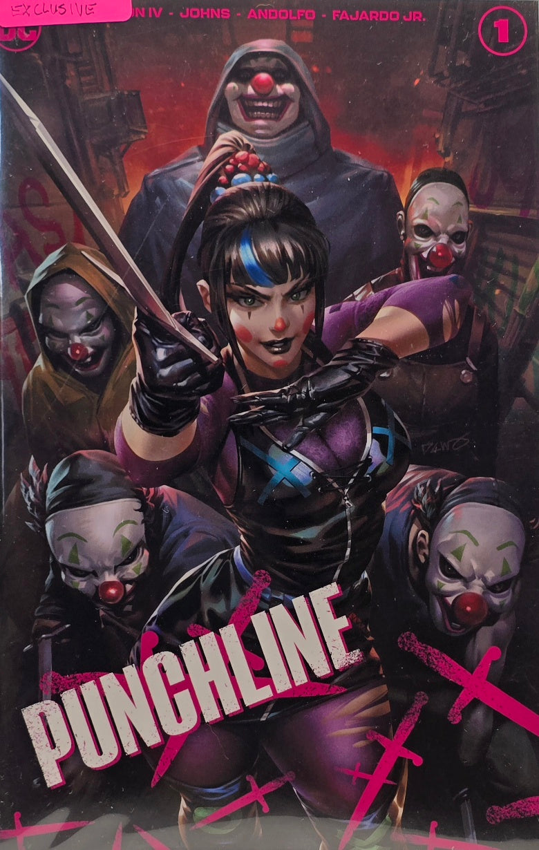 Punchline #1 — Exclusive Variant (DC Comics) — Tynion IV, Johns, Andolfo & Fajardo Jr. — First Issue