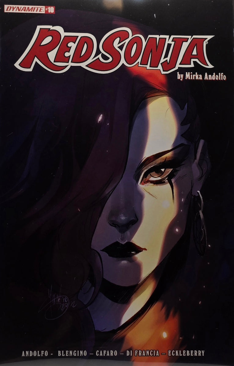 Red Sonja by Mirka Andolfo #10 Cover B Variant (Dynamite) — Andolfo, Blengino, Cafaro, Di Francia & Eckleberry