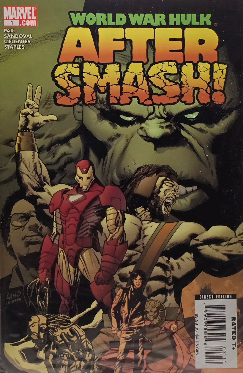 World War Hulk: Aftersmash! #1 (Marvel) — Pak, Sandoval, Cifuentes & Staples — Iron Man — Direct Edition