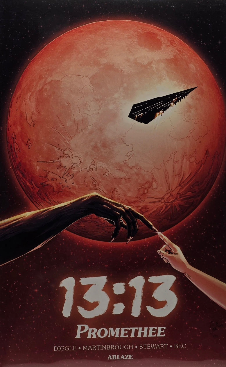 Promethee 13:13 — Diggle, Martinbrough, Stewart & Bec (ABLAZE)