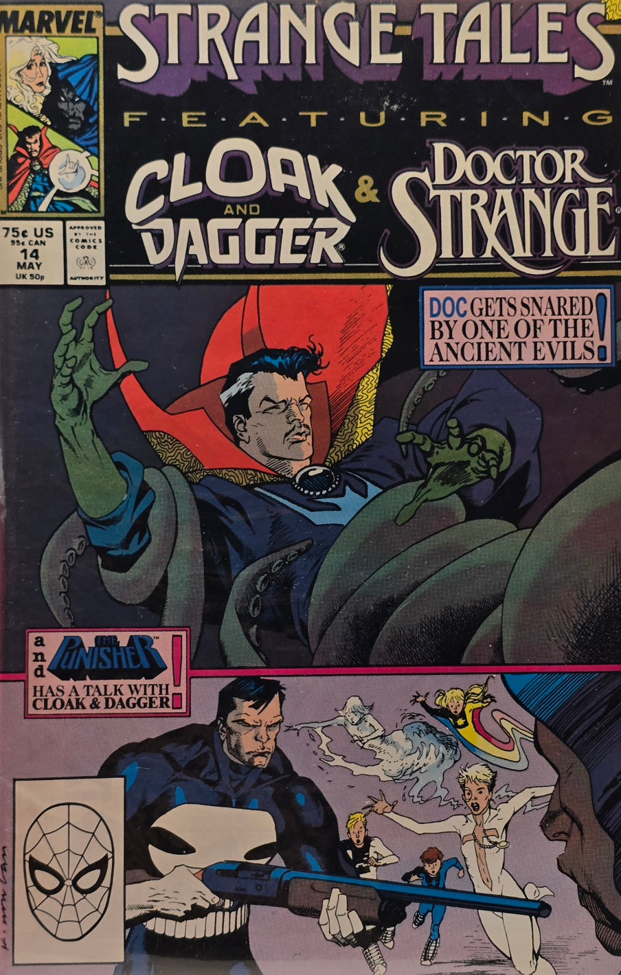 Strange Tales #14 — Featuring: Cloak & Dagger and Doctor Strange — Plus: The Punisher! (Marvel Comics, May 1988)
