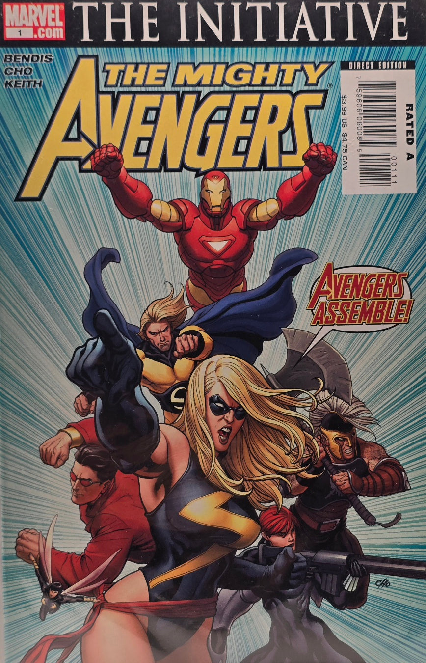 The Mighty Avengers #1 — The Initiative — First Issue — Direct Edition (Marvel)