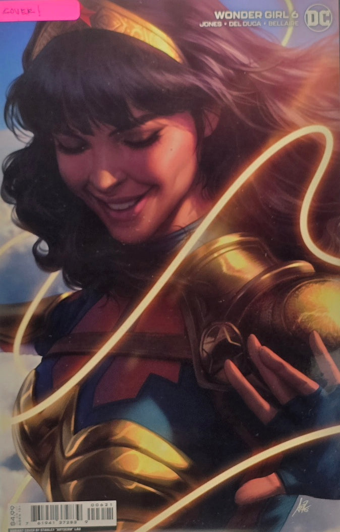 Wonder Girl #6 — Card Stock Variant Cover (DC Comics) — Jones, Del Duca & Hillaire