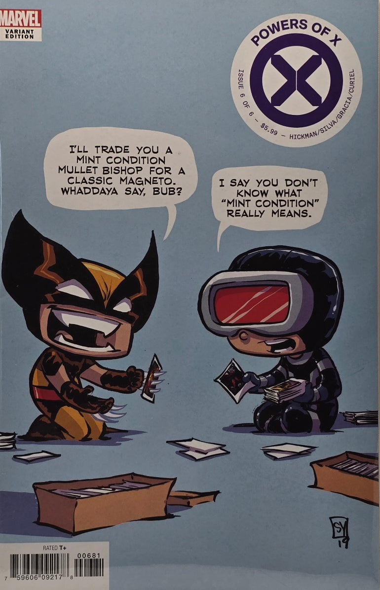 Powers of X #6 of 6 (Marvel Comics, 2019) — Skottie Young Chibi Variant — Hickman, Silva & Gracia
