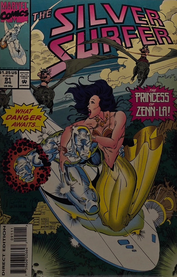 Silver Surfer #91 — The Princess of Zenn-La! (Marvel, April 1994)