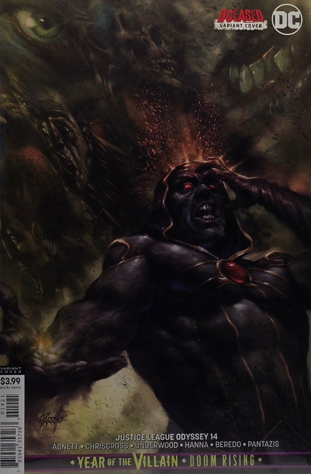 Justice League Odyssey #14 — DCeased Variant Cover (DC Comics, 2019) — Abnett, Chriscross & Underwood