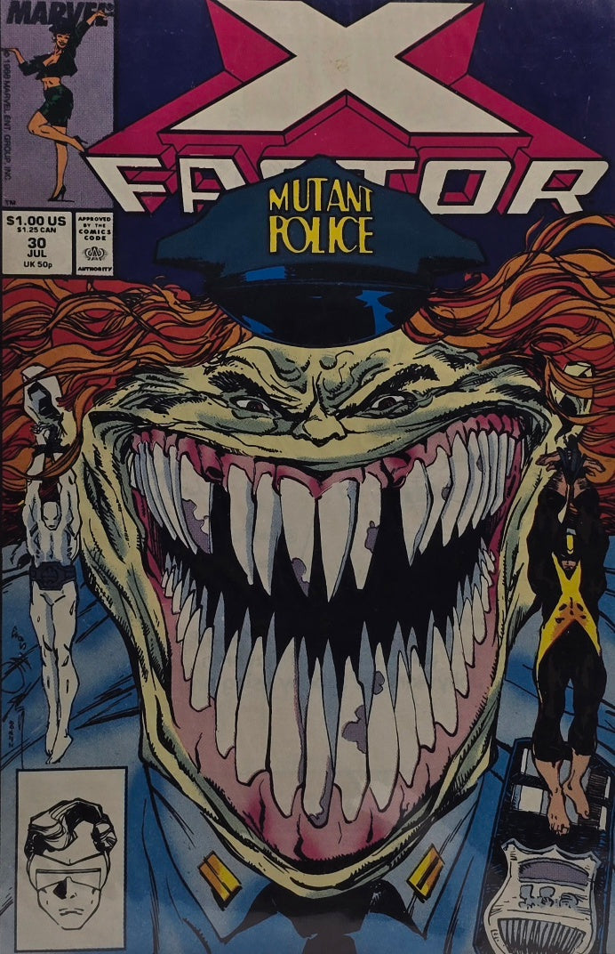 X-Factor #30 (Marvel Comics, July 1988) — Mutant Police