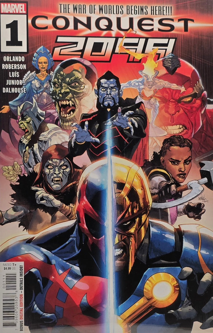 Conquest 2099 #1 (Marvel Comics) — The War of Worlds Begins Here! — First Issue