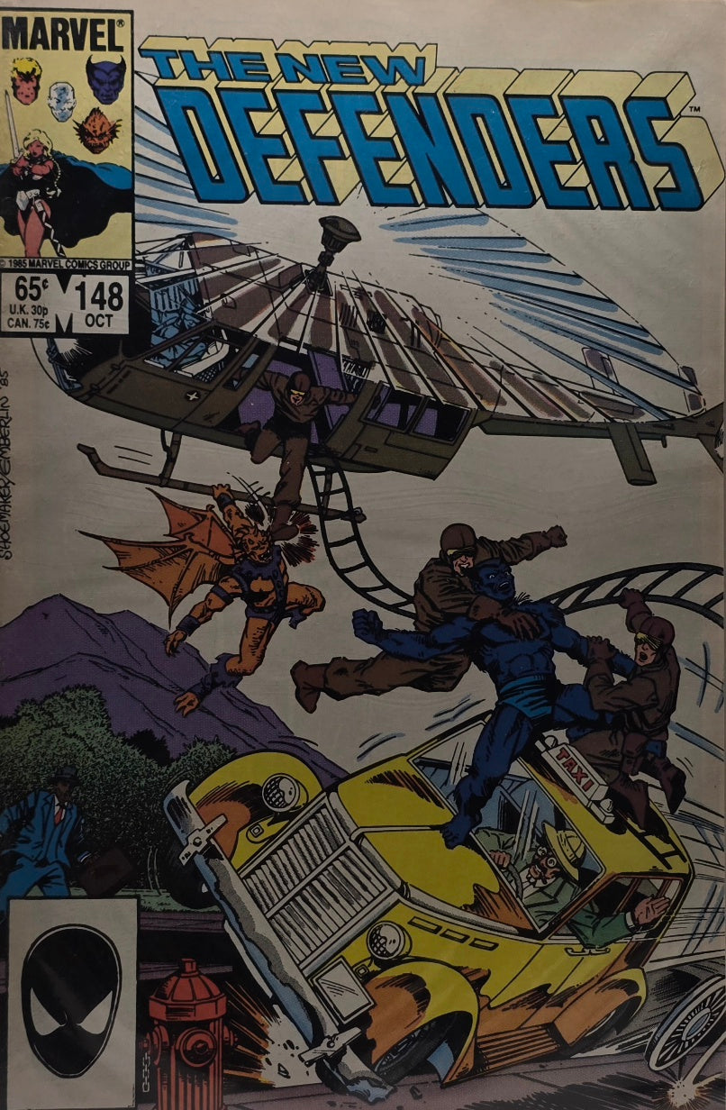 The New Defenders #148 (Marvel Comics, October 1985) — Shoemaker & Emberlin — Bronze Age