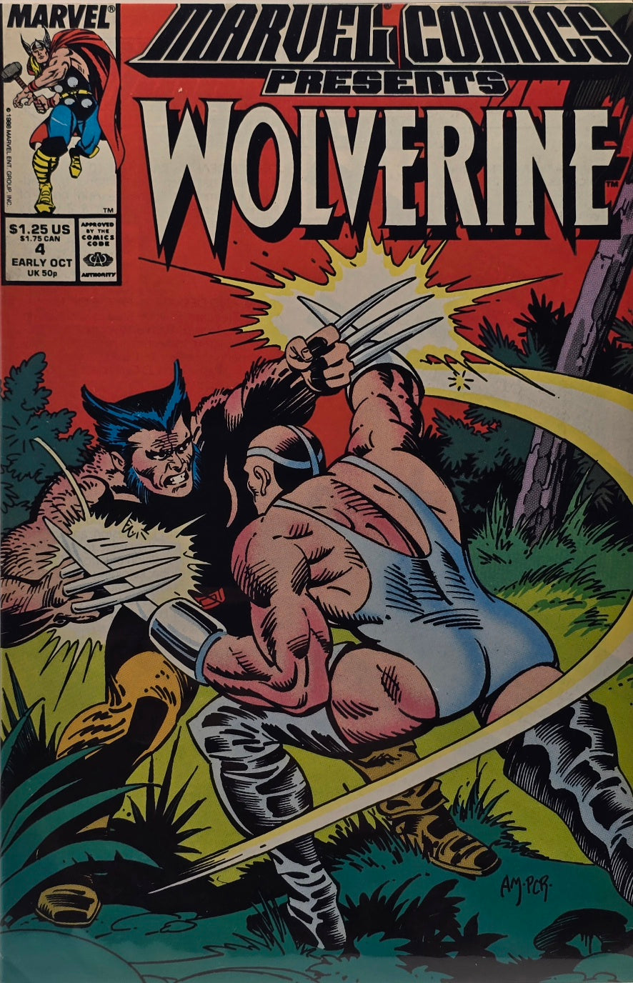 Marvel Comics Presents #4 — Wolverine (Early October 1988)