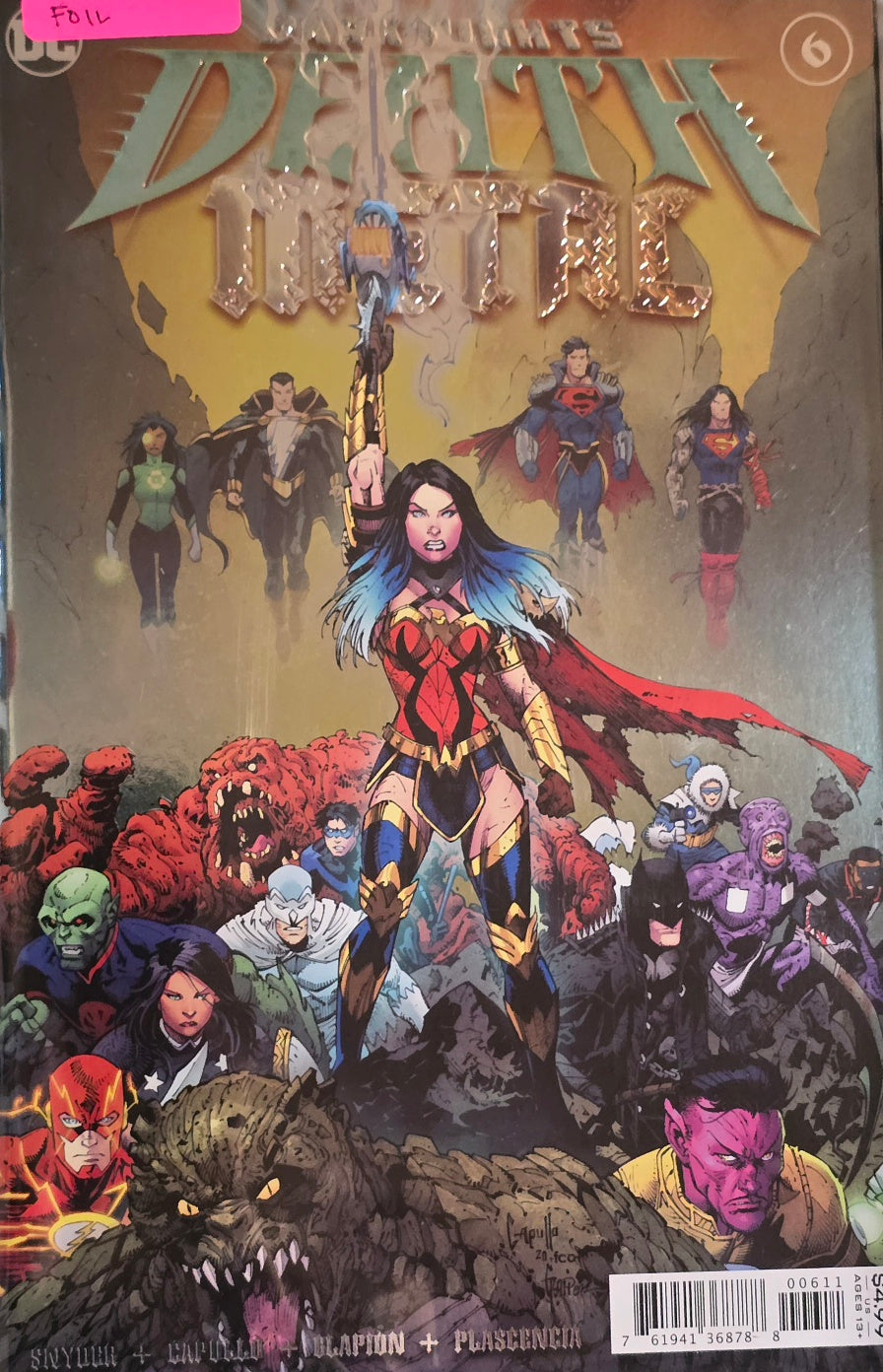 Dark Nights: Death Metal #6 — Foil Cover (Snyder / Capullo / Glapion / Plascencia — DC Comics)