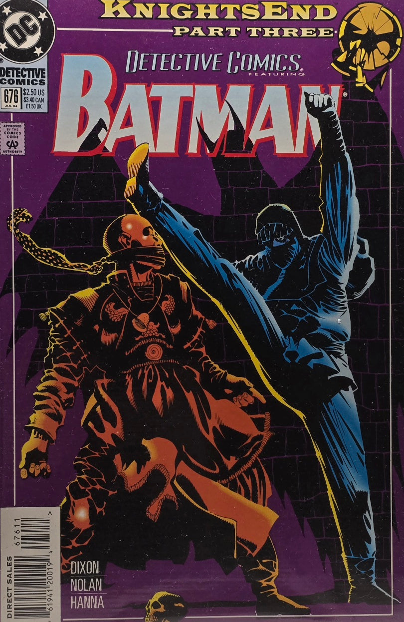 Detective Comics featuring Batman #678 — KnightsEnd: Part Three (DC Comics, July 1994) — Dixon, Nolan & Hanna — Direct Sales