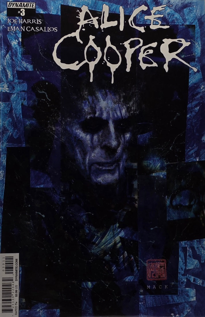 Alice Cooper #3 (Dynamite Entertainment) — Harris & Casallos — David Mack Cover