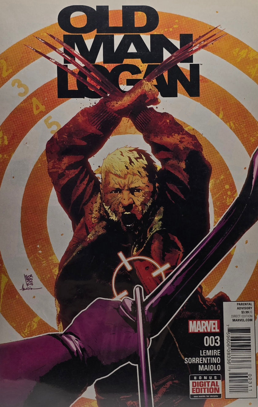 Old Man Logan #3 — Bullseye Target Cover (Marvel)
