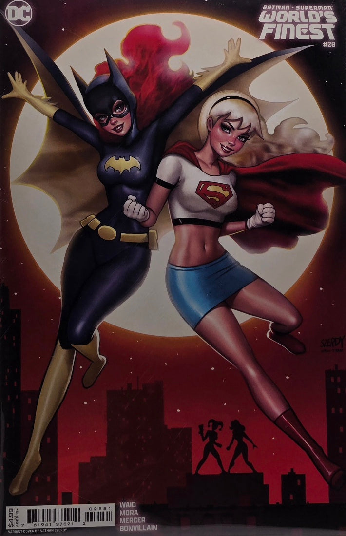 Batman/Superman: World's Finest #28 — Variant Edition (Batgirl & Supergirl Cover — Nathan Szerdi)