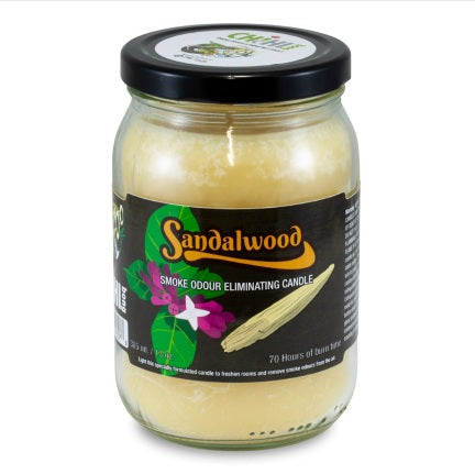 Sandalwood Smoke Odour Eliminating Candle