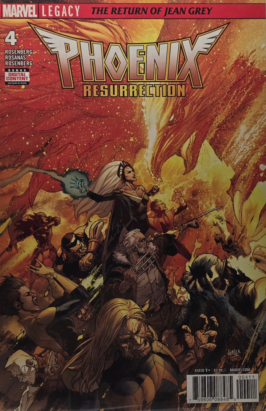 Phoenix Resurrection: The Return of Jean Grey #4 (Marvel Legacy) — Rosenberg & Rosanas