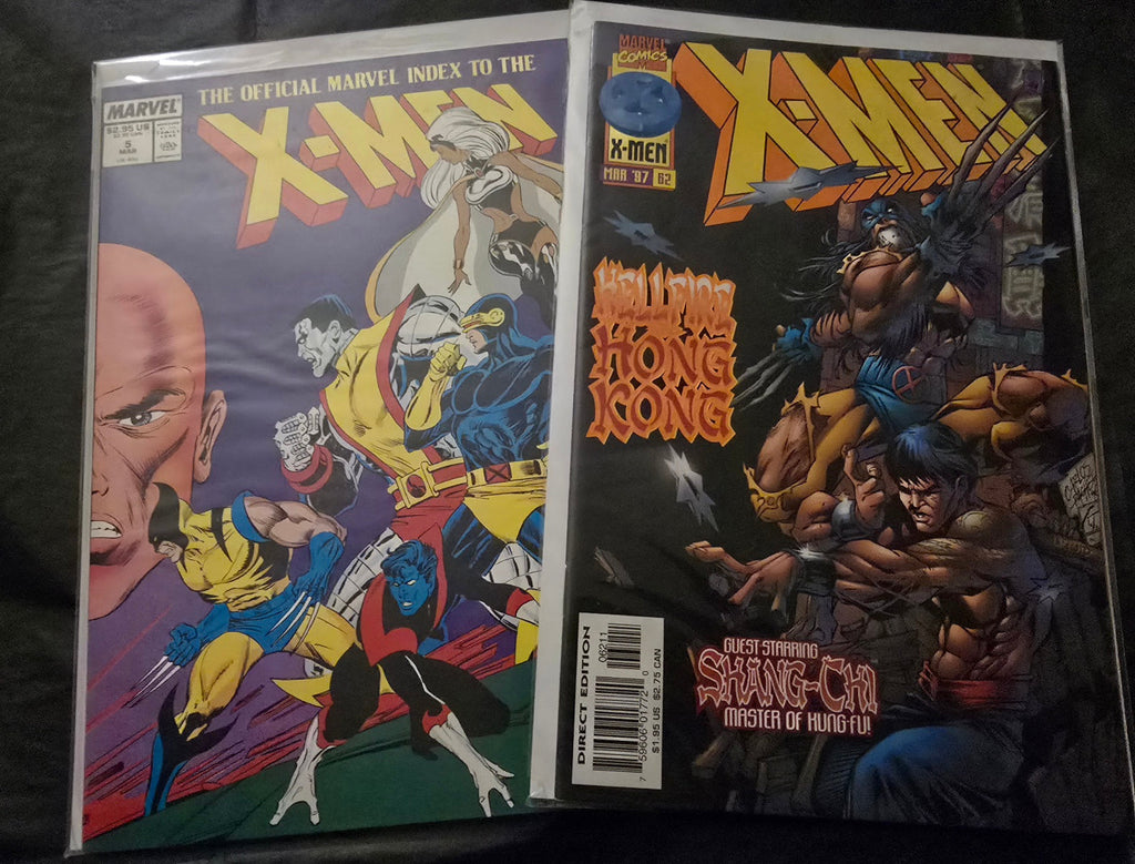 Marvel Comics Lot of 4 — Micronauts #1, Mephisto vs FF #1, X-Men Index #1, X-Men #62