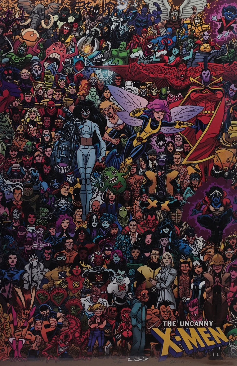 The Uncanny X-Men (Marvel Comics) — Massive Roster Cover — Hundreds of Characters